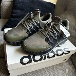 adidas X_PLRBOOST Shoes Mens ID9583 Olive Strata / Shadow Olive Size 8 men’s